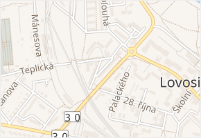 K. Maličkého v obci Lovosice - mapa ulice