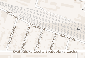 Máchova v obci Lovosice - mapa ulice