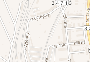 U Výtopny v obci Lovosice - mapa ulice