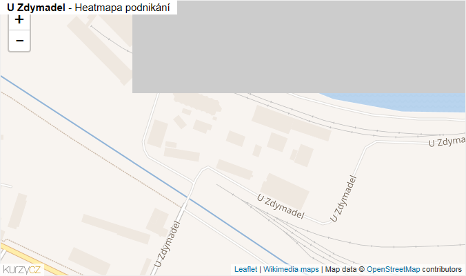 Mapa U Zdymadel - Firmy v ulici.