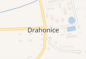 Drahonice v obci Lubenec - mapa části obce