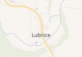 Lubnice v obci Lubnice - mapa části obce