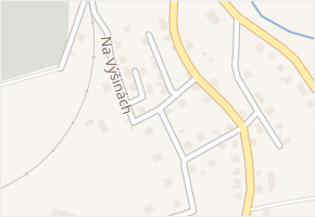 Na Výšinách v obci Luby - mapa ulice