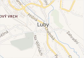 Spojovací v obci Luby - mapa ulice