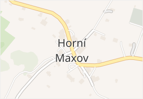 Horní Maxov v obci Lučany nad Nisou - mapa části obce