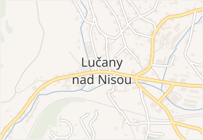 Maxovská v obci Lučany nad Nisou - mapa ulice