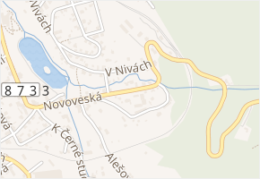 Novoveská v obci Lučany nad Nisou - mapa ulice