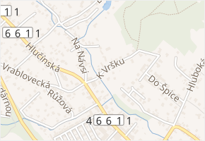 K Vršku v obci Ludgeřovice - mapa ulice