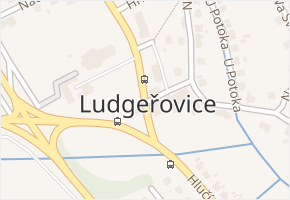 Ludgeřovice v obci Ludgeřovice - mapa části obce