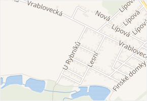 U Rybníků v obci Ludgeřovice - mapa ulice