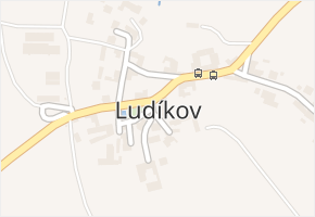 Ludíkov v obci Ludíkov - mapa části obce