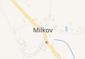 Milkov v obci Ludmírov - mapa části obce