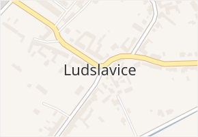 Ludslavice v obci Ludslavice - mapa části obce