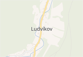 Ludvíkov v obci Ludvíkov - mapa části obce