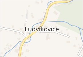 Ludvíkovice v obci Ludvíkovice - mapa části obce