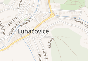 Zatloukalova v obci Luhačovice - mapa ulice