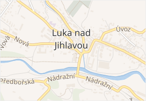 Úzká v obci Luka nad Jihlavou - mapa ulice
