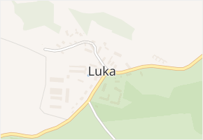Luka v obci Luka - mapa části obce