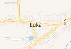 Luká v obci Luká - mapa části obce