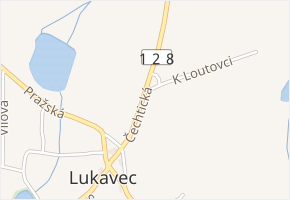 Čechtická v obci Lukavec - mapa ulice