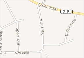Ke Křížku v obci Lukavec - mapa ulice
