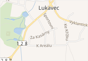 Ke Stražišti v obci Lukavec - mapa ulice