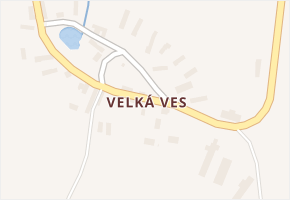 Velká Ves v obci Lukavec - mapa části obce