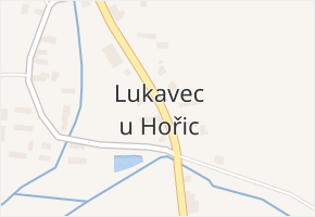 Lukavec u Hořic v obci Lukavec u Hořic - mapa části obce