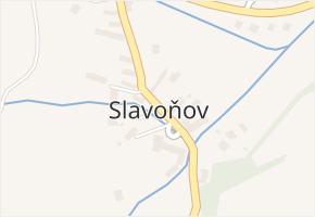 Slavoňov v obci Lukavice - mapa části obce