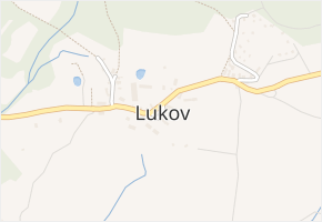 Lukov v obci Lukov - mapa části obce