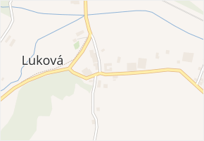 Luková v obci Luková - mapa části obce