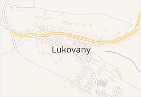 Lukovany v obci Lukovany - mapa části obce