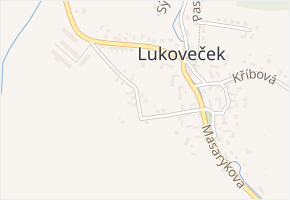 Záhumenní v obci Lukoveček - mapa ulice
