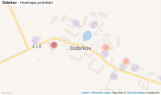 Mapa Dobrkov - Firmy v části obce.