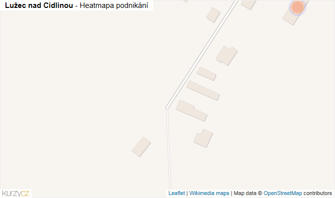 Mapa Lužec nad Cidlinou - Firmy v obci.