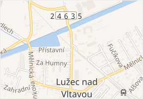 9. května v obci Lužec nad Vltavou - mapa ulice