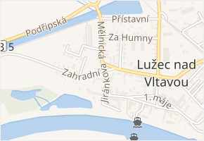 Jiránkova v obci Lužec nad Vltavou - mapa ulice