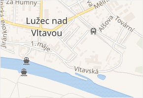 Jiráskova v obci Lužec nad Vltavou - mapa ulice
