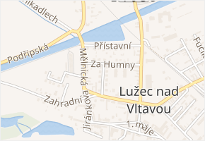 Jungmannova v obci Lužec nad Vltavou - mapa ulice