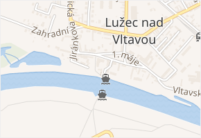 K Přívozu v obci Lužec nad Vltavou - mapa ulice
