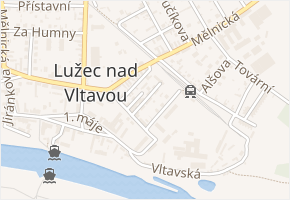 Spojovací v obci Lužec nad Vltavou - mapa ulice