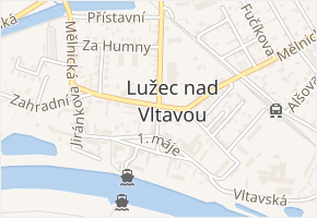 Švermova v obci Lužec nad Vltavou - mapa ulice
