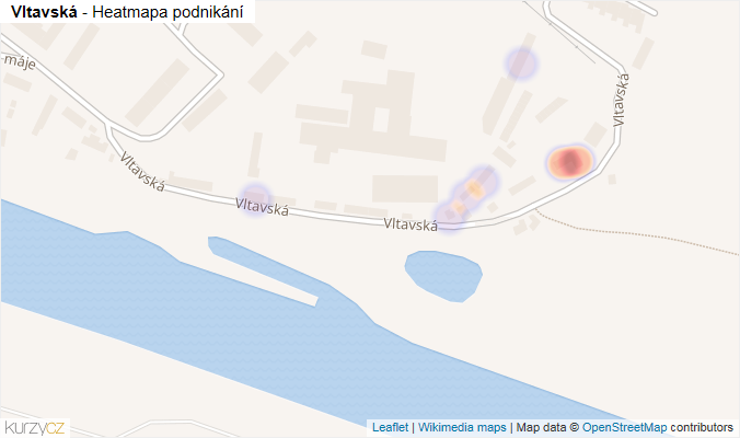 Mapa Vltavská - Firmy v ulici.