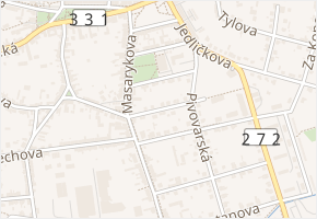 28. října v obci Lysá nad Labem - mapa ulice