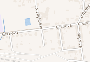 Čechova v obci Lysá nad Labem - mapa ulice