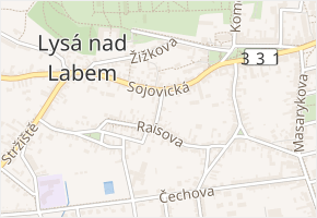 Čelakovského v obci Lysá nad Labem - mapa ulice