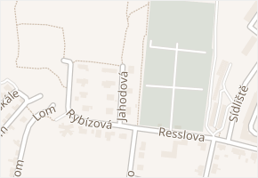 Jahodová v obci Lysá nad Labem - mapa ulice
