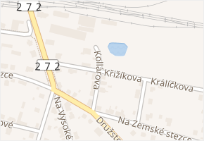 Křižíkova v obci Lysá nad Labem - mapa ulice