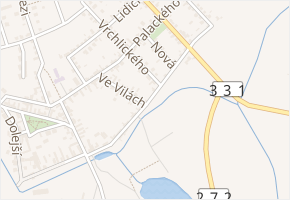 Na Brůdku v obci Lysá nad Labem - mapa ulice