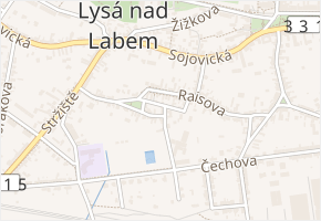 Na Rybníčku v obci Lysá nad Labem - mapa ulice